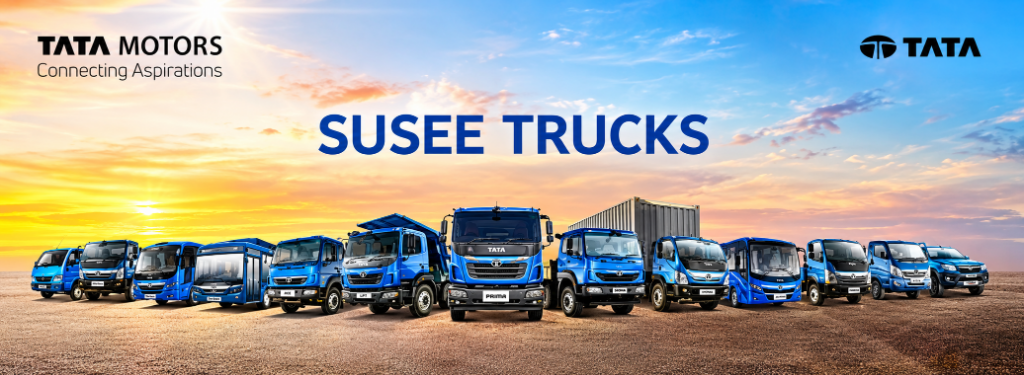 Susee Trucks - Authorized Tata Motors Commercial Vehicles Lineup including Small Commercial Vehicles, Trucks, Buses, and Vans